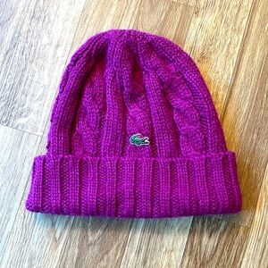 Women’s Baby Alpaca knit hat by Lacoste